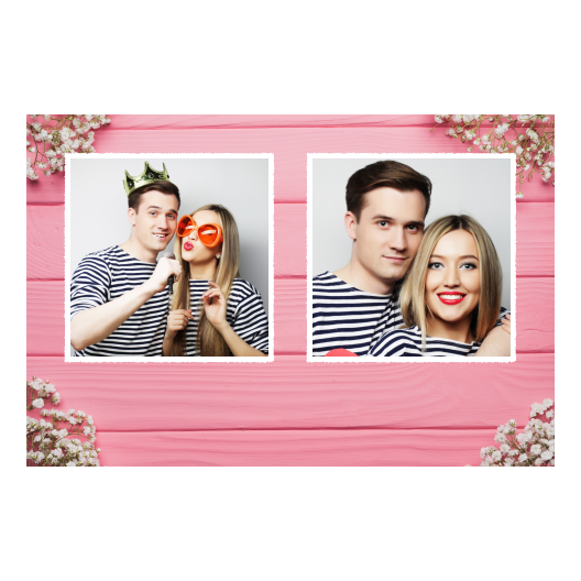 Różowe przyjęcie + deski + 407 biały Różowe przyjęcie + deski + 407 biały