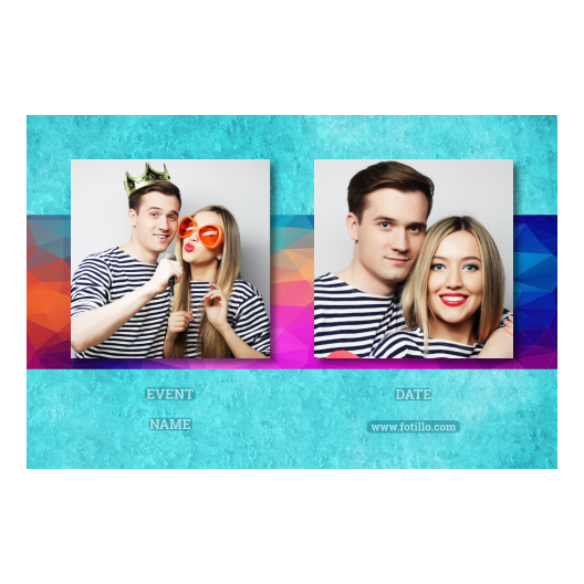 Niebieska impreza + trójkąty + 407 brak ramki z podpisem Niebieska impreza + trójkąty + 407 brak ramki z podpisem