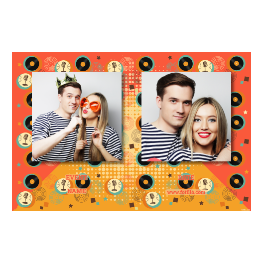 Dzień Płyty Winylowej + mikrofony i winyle + 407 brak ramki z podpisem Dzień Płyty Winylowej + mikrofony i winyle + 407 brak ramki z podpisem