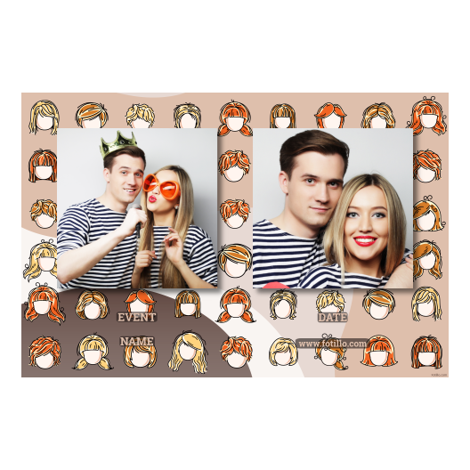 Ddzień peruki 407 brak ramki z podpisem Ddzień peruki 407 brak ramki z podpisem