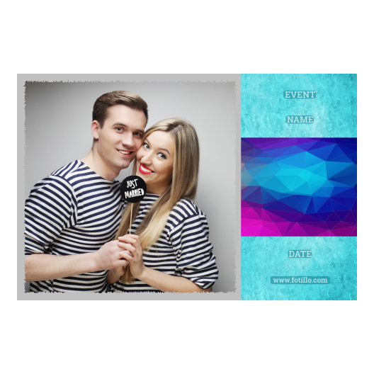 Niebieska impreza + trójkąty + 408 z podpisem Niebieska impreza + trójkąty + 408 z podpisem