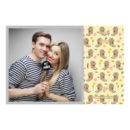 Dzień chomika + kwiaty + 408 z podpisem Dzień chomika + kwiaty + 408 z podpisem
