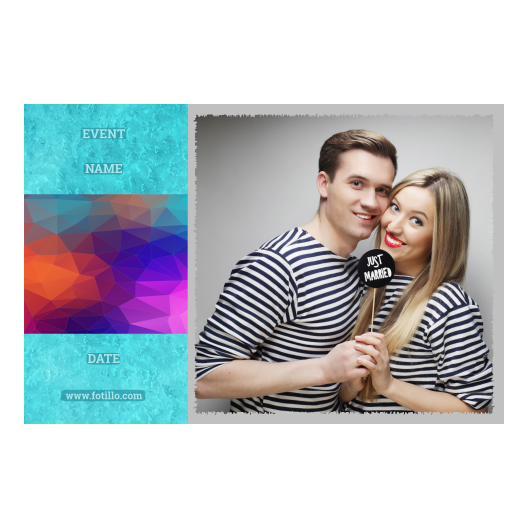 Niebieska impreza + trójkąty + 409 z podpisem Niebieska impreza + trójkąty + 409 z podpisem