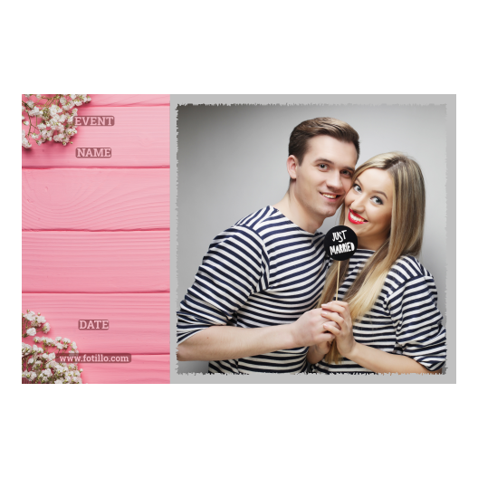 Różowe przyjęcie + deski + 409 z podpisem Różowe przyjęcie + deski + 409 z podpisem