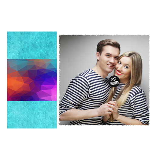 Niebieska impreza + trójkąty + 409 biały Niebieska impreza + trójkąty + 409 biały