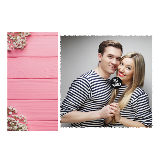 Różowe przyjęcie + deski + 409 biały Różowe przyjęcie + deski + 409 biały