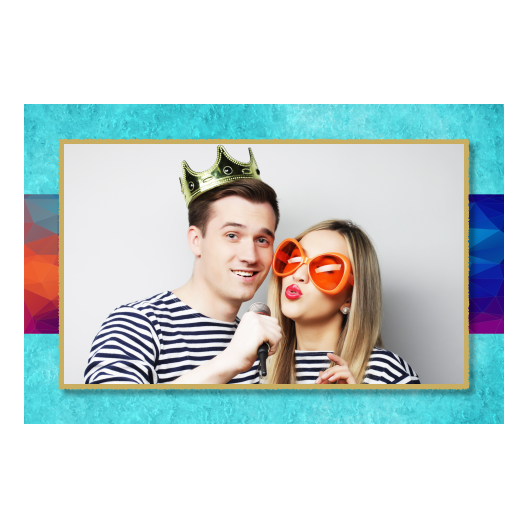 Niebieska impreza + trójkąty + 410 złoty Niebieska impreza + trójkąty + 410 złoty