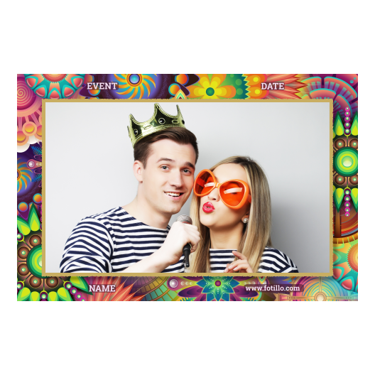 Mandale + kolaż + 410 złoty z podpisem Mandale + kolaż + 410 złoty z podpisem