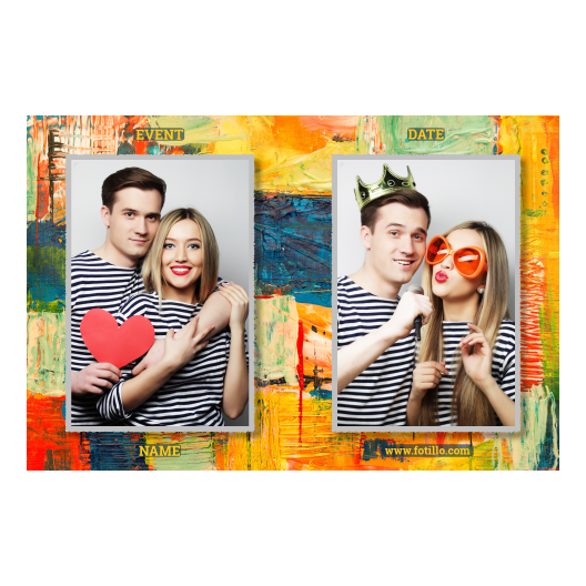 Obraz + kwadraty + 411 z podpisem Obraz + kwadraty + 411 z podpisem