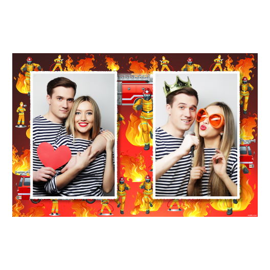 Dzień Strażaków + ogień + 411 biały Dzień Strażaków + ogień + 411 biały