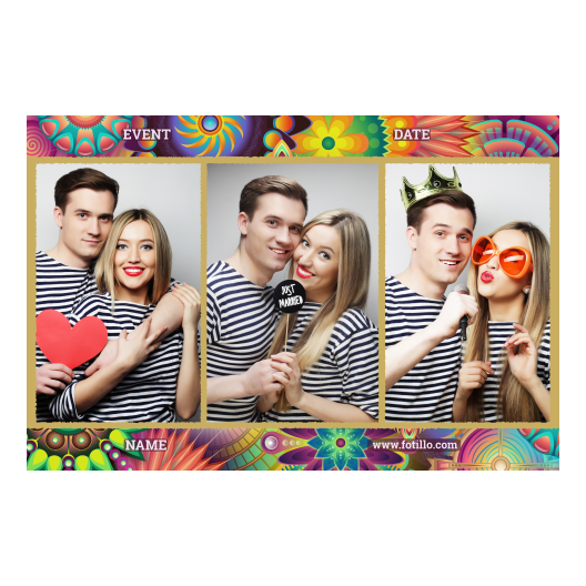 Mandale + kolaż + 412 złoty z podpisem Mandale + kolaż + 412 złoty z podpisem