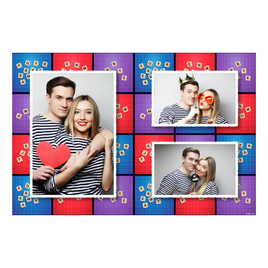 Dzień Scrabble + litery + 413 biały Dzień Scrabble + litery + 413 biały