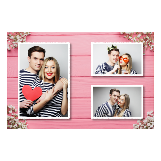 Różowe przyjęcie + deski + 413 biały Różowe przyjęcie + deski + 413 biały