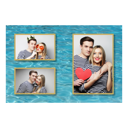 Woda + fale + 414 złoty Woda + fale + 414 złoty