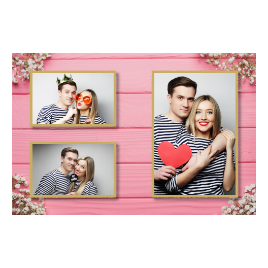 Różowe przyjęcie + deski + 414 złoty Różowe przyjęcie + deski + 414 złoty