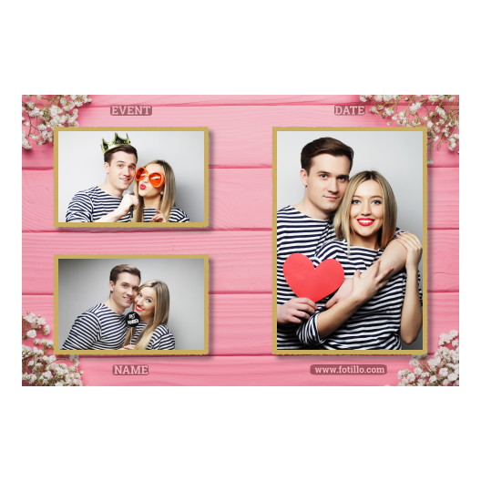 Różowe przyjęcie + deski + 414 złoty z podpisem Różowe przyjęcie + deski + 414 złoty z podpisem