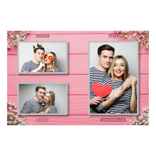 Różowe przyjęcie + deski + 414 z podpisem Różowe przyjęcie + deski + 414 z podpisem