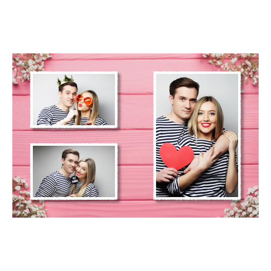 Różowe przyjęcie + deski + 414 biały Różowe przyjęcie + deski + 414 biały