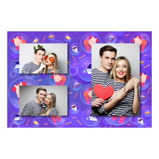 W piżamie do pracy + akcesoria biurowe + 414 brak ramki