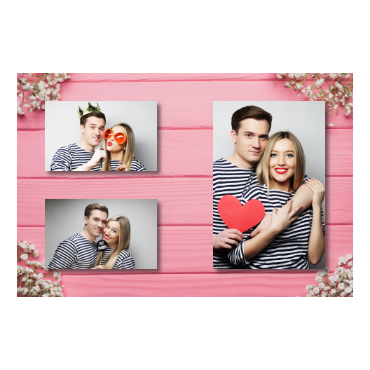 Różowe przyjęcie + deski + 414 brak ramki Różowe przyjęcie + deski + 414 brak ramki