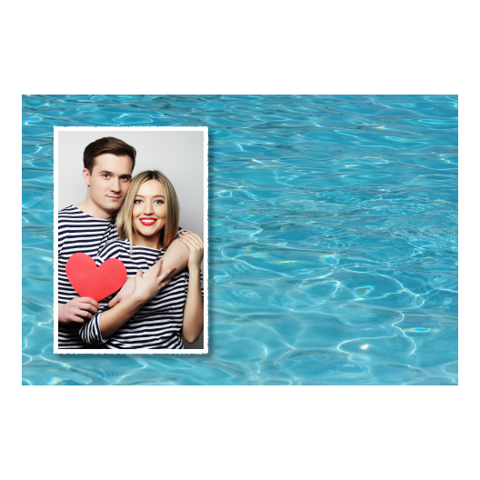 Woda + fale + 415 biały