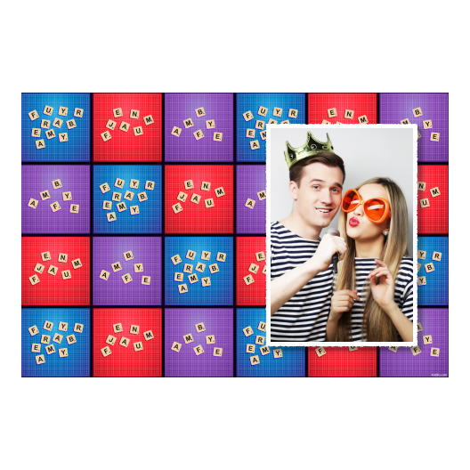 Dzień Scrabble + litery + 416 biały Dzień Scrabble + litery + 416 biały