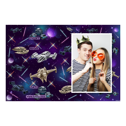 Dzień Gwiezdnych Wojen + gwiazdy, statki kosmiczne + 416 biały z podpisem Dzień Gwiezdnych Wojen + gwiazdy, statki kosmiczne + 416 biały z podpisem