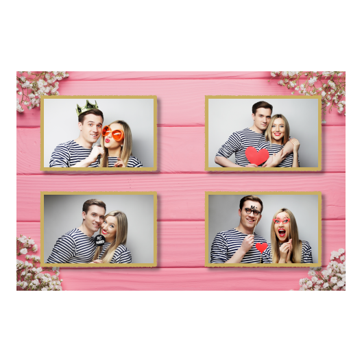 Różowe przyjęcie + deski + 417 złoty