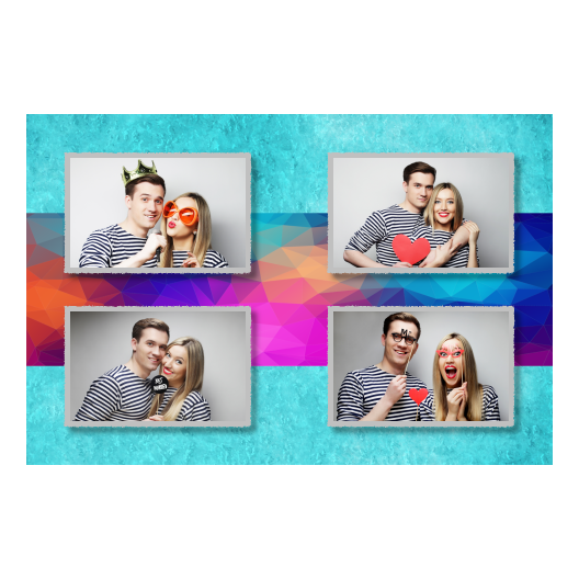 Niebieska impreza + trójkąty + 417 Niebieska impreza + trójkąty + 417