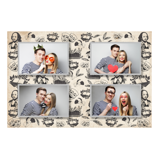 Dzień Shakespeare'a + maski i książki + 417 Dzień Shakespeare'a + maski i książki + 417