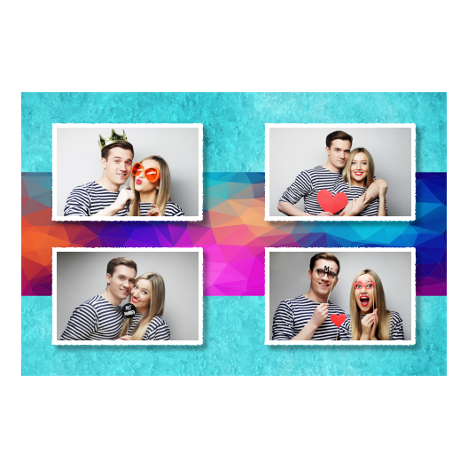 Niebieska impreza + trójkąty + 417 biały Niebieska impreza + trójkąty + 417 biały