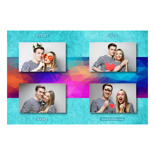 Niebieska impreza + trójkąty + 417 brak ramki z podpisem Niebieska impreza + trójkąty + 417 brak ramki z podpisem