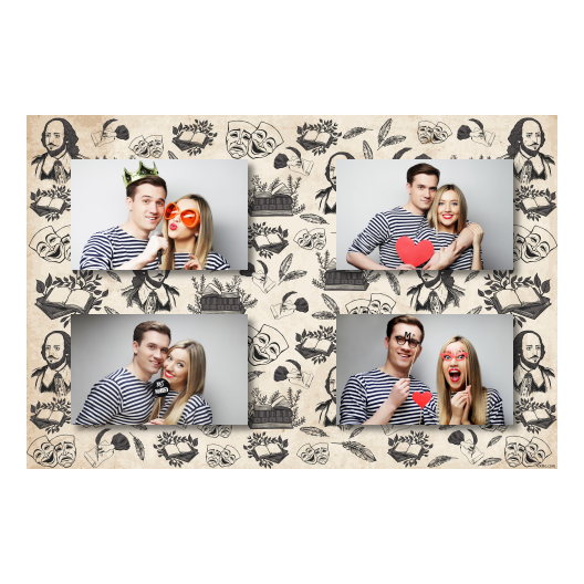 Dzień Shakespeare'a + maski i książki + 417 brak ramki Dzień Shakespeare'a + maski i książki + 417 brak ramki