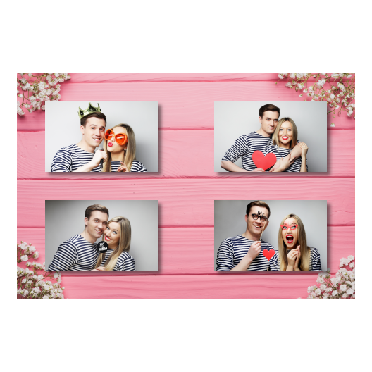 Różowe przyjęcie + deski + 417 brak ramki