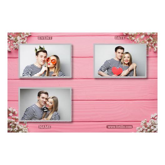 Różowe przyjęcie + deski + 418 z podpisem Różowe przyjęcie + deski + 418 z podpisem