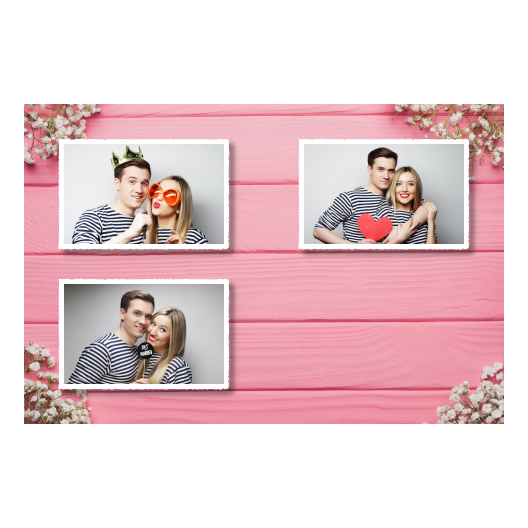 Różowe przyjęcie + deski + 418 biały Różowe przyjęcie + deski + 418 biały