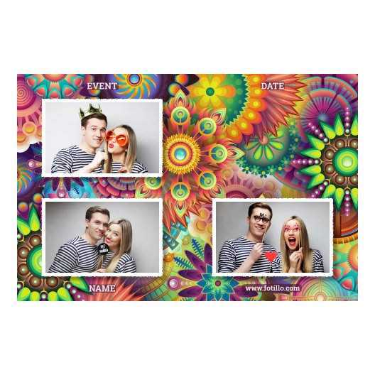 Mandale + kolaż + 420 biały z podpisem