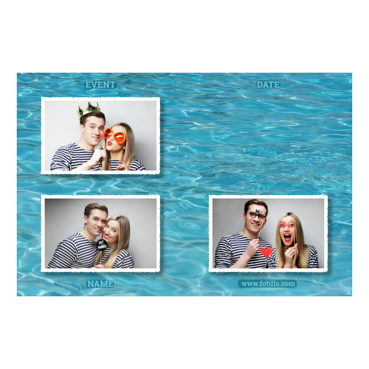 Woda + fale + 420 biały z podpisem Woda + fale + 420 biały z podpisem