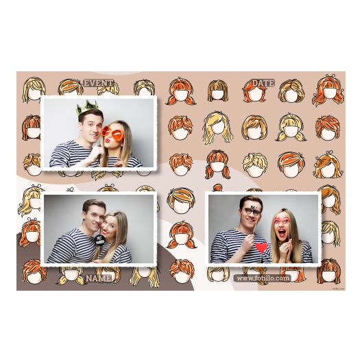 Ddzień peruki 420 biały z podpisem Ddzień peruki 420 biały z podpisem