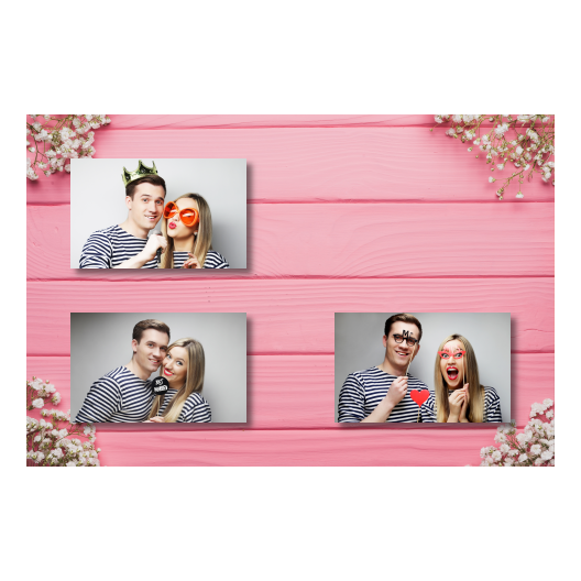 Różowe przyjęcie + deski + 420 brak ramki