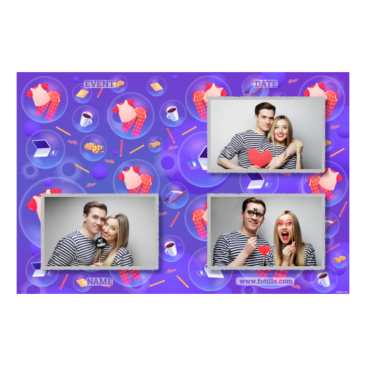 W piżamie do pracy + akcesoria biurowe + 421 z podpisem