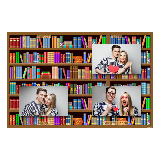 Dzień Bibliotekarza + książki + 421 brak ramki z podpisem Dzień Bibliotekarza + książki + 421 brak ramki z podpisem