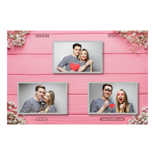 Różowe przyjęcie + deski + 422 z podpisem Różowe przyjęcie + deski + 422 z podpisem