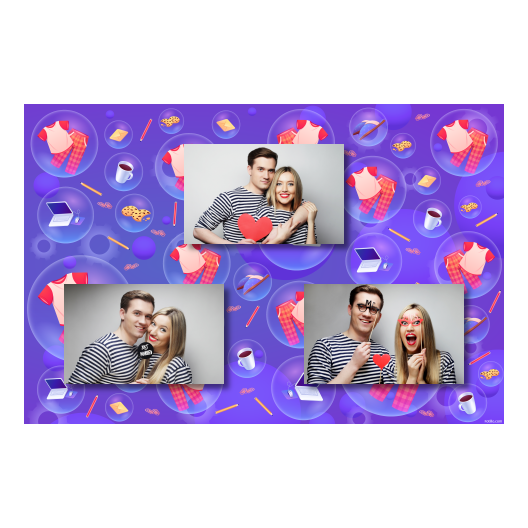 W piżamie do pracy + akcesoria biurowe + 422 brak ramki