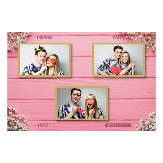 Różowe przyjęcie + deski + 423 złoty z podpisem Różowe przyjęcie + deski + 423 złoty z podpisem