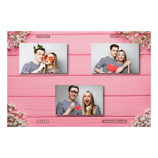 Różowe przyjęcie + deski + 423 brak ramki z podpisem Różowe przyjęcie + deski + 423 brak ramki z podpisem