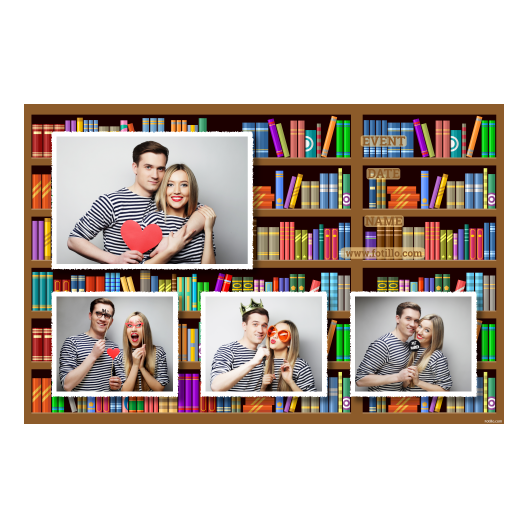 Dzień Bibliotekarza + książki + 424 biały z podpisem Dzień Bibliotekarza + książki + 424 biały z podpisem