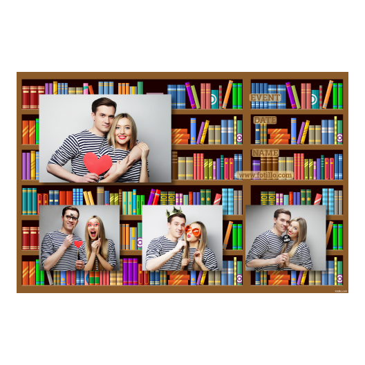 Dzień Bibliotekarza + książki + 424 brak ramki z podpisem Dzień Bibliotekarza + książki + 424 brak ramki z podpisem