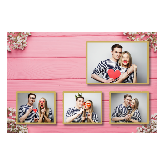 Różowe przyjęcie + deski + 425 złoty Różowe przyjęcie + deski + 425 złoty