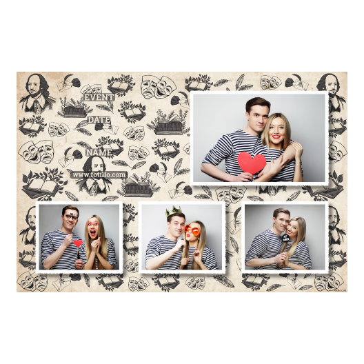 Dzień Shakespeare'a + maski i książki + 425 z podpisem Dzień Shakespeare'a + maski i książki + 425 z podpisem